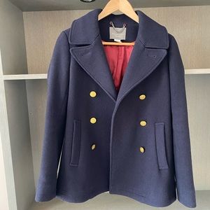 J.Crew Navy Wool Majesty Peacoat